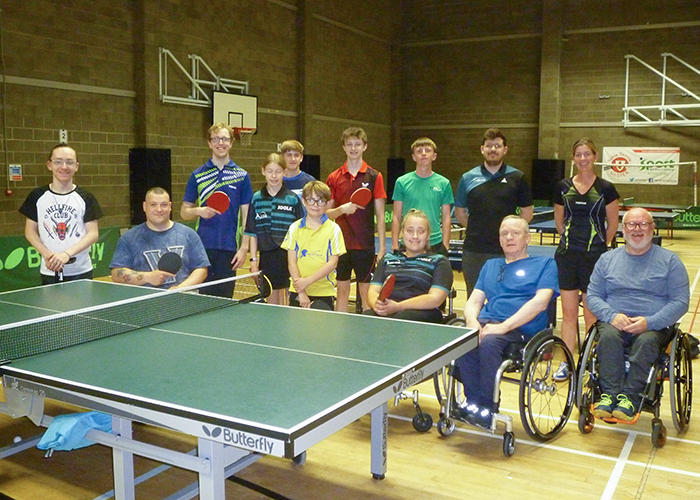 Irish Para Training at Lisburn Racquets